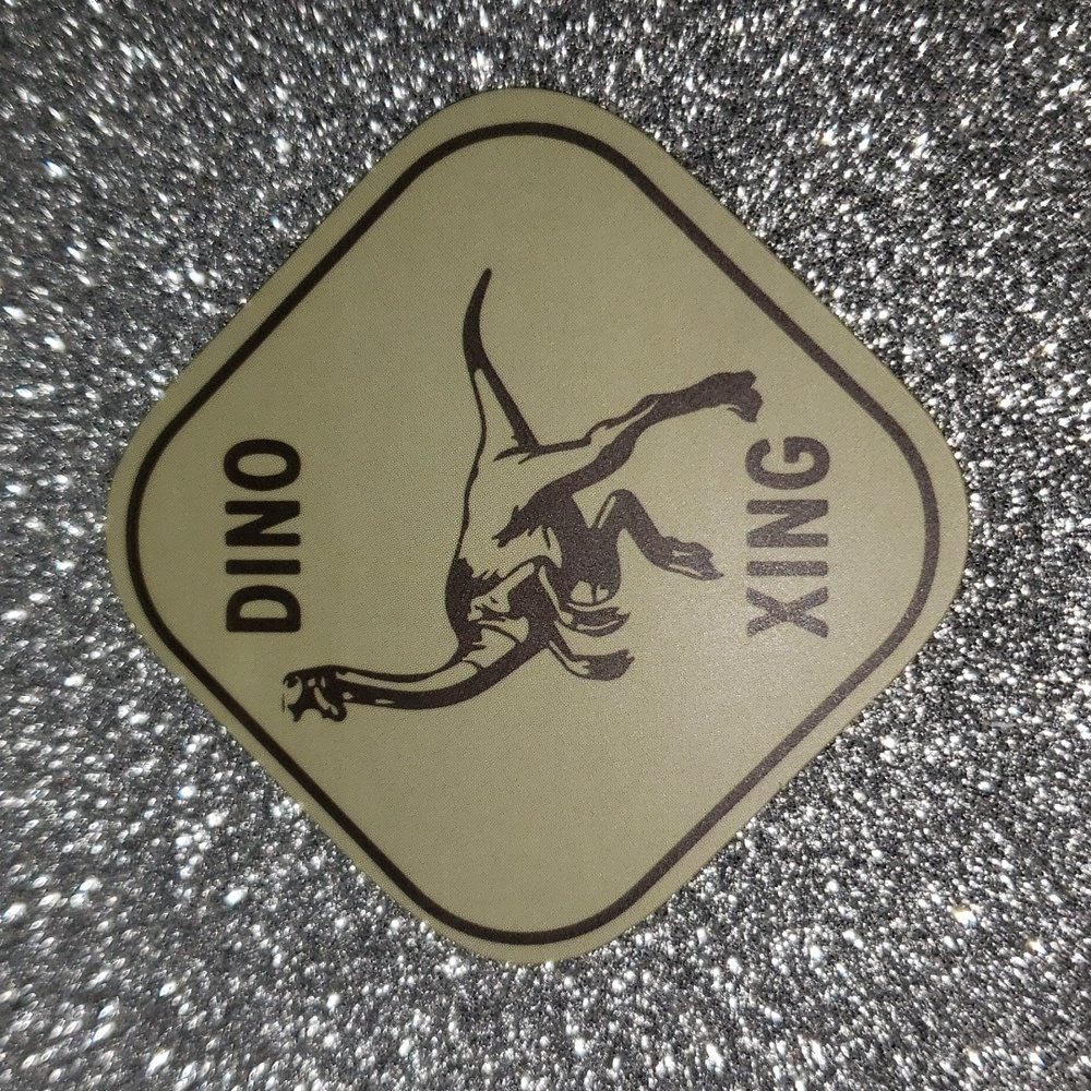 JURASSIC PARK waterproof sticker dinosaur sign